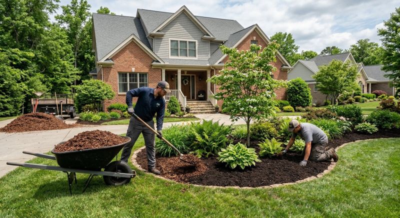 Garden Mulch Installation in Ventura County, CA